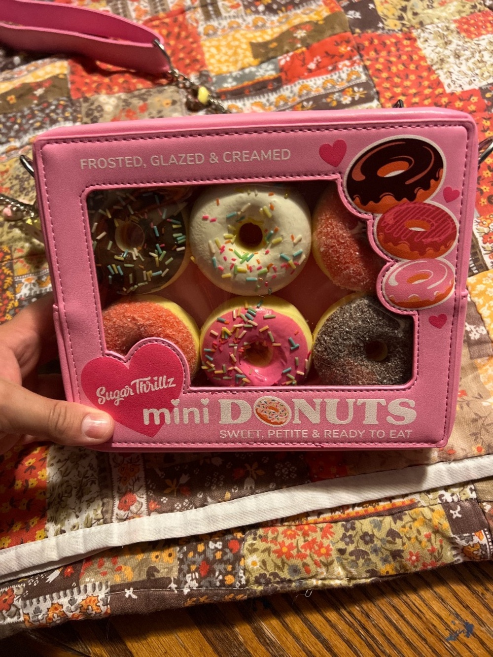 Mini Donut crossbody bag